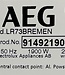 AEG 7000 Serie ProSteam Wasmachine (LR73BREMEN) 8 kg