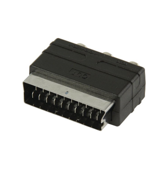 SCART-Adapter Male - 3x RCA Female