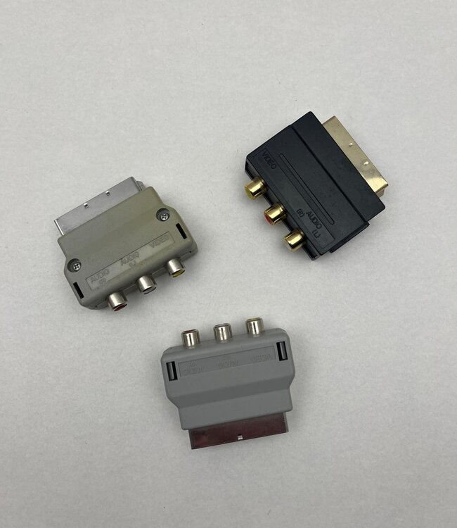 SCART-Adapter Male - 3x RCA Female