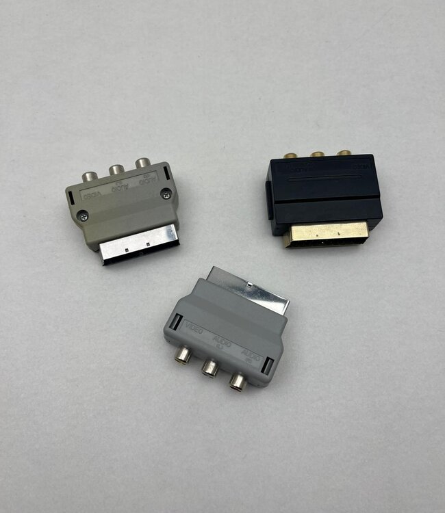 SCART-Adapter Male - 3x RCA Female