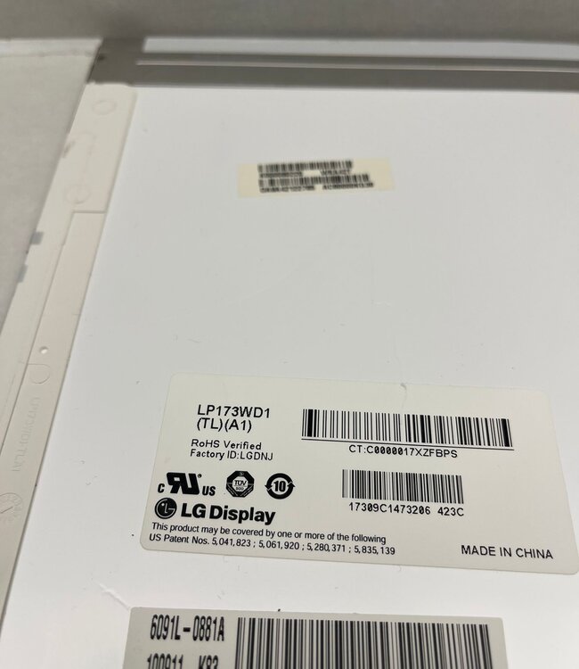 LCD Laptop Scherm LP173WD1 (TL)(A1) 17.3 inch