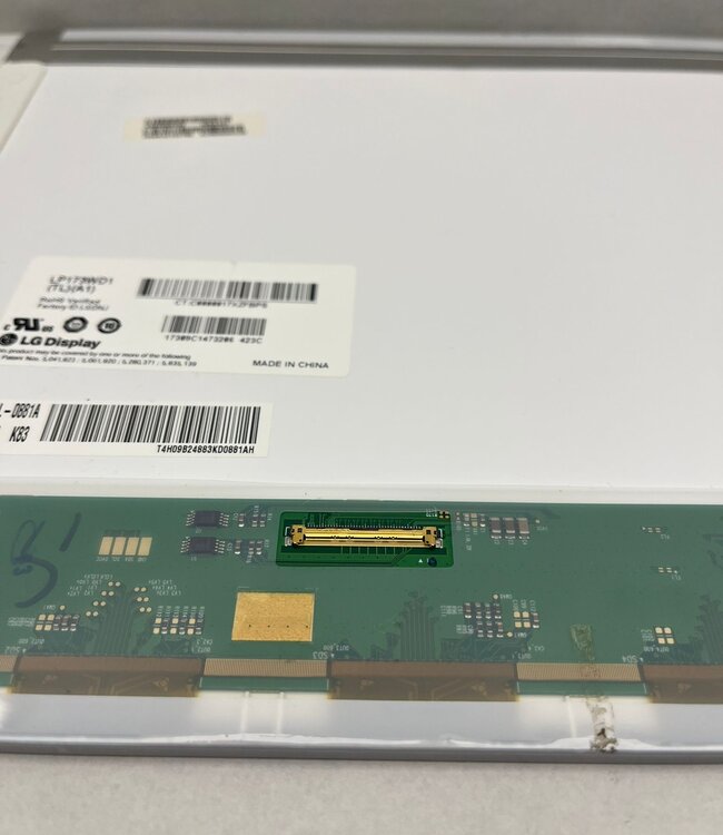 LCD Laptop Scherm LP173WD1 (TL)(A1) 17.3 inch
