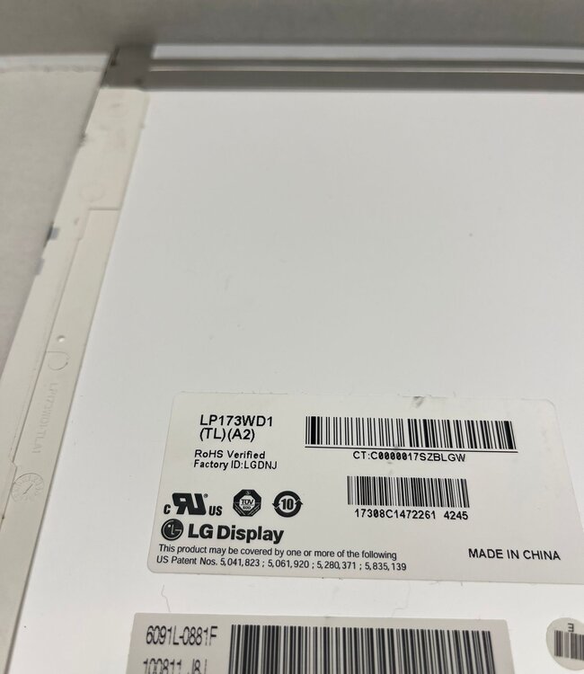 LCD Laptop scherm LP173WD1 (TL)(A2) 17.3 inch