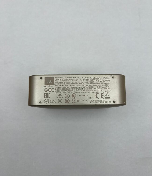 JBL GO 2 Draadloze Speaker Goud