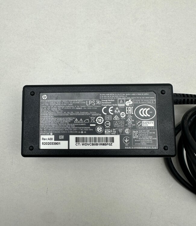 HP Laptop Oplader Origineel | 65W