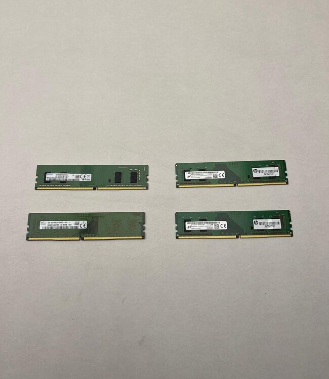 4 GB | 1Rx16 PC4-2400T | Desktop RAM geheugen (DIMM)