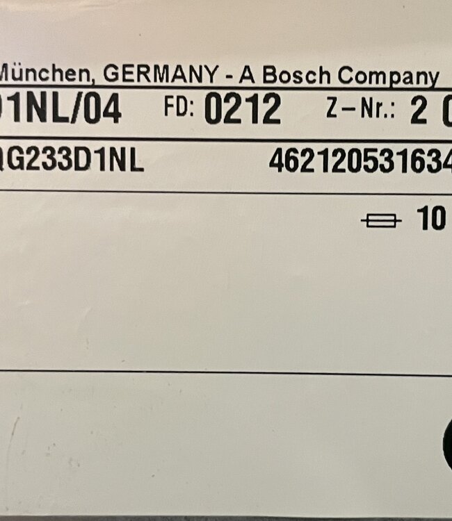 Bosch Serie 6 Warmtepompdroger (WQG233D1NL) 8 kg