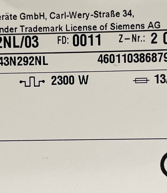 Siemens iQ300 Condensdroger (WT43N292NL) 8 kg 2021