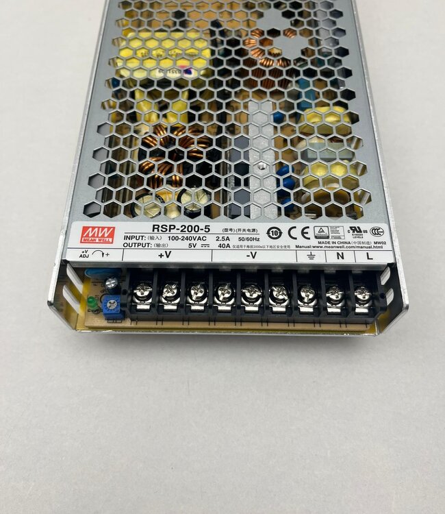 Mean Well RSP-200-5 Schakelnetvoedingsmodule 5 V/DC 40 A 200 W