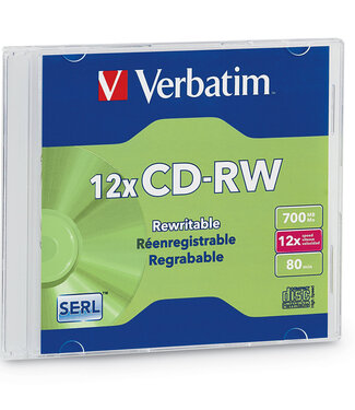 Verbatim Verbatim 12x CD-RW Rewritable Discs 700MB (10 Stuks)