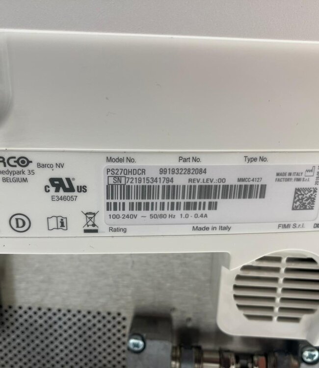 Philips/Barco PS27QHDCR 27 inch Medische Monitor