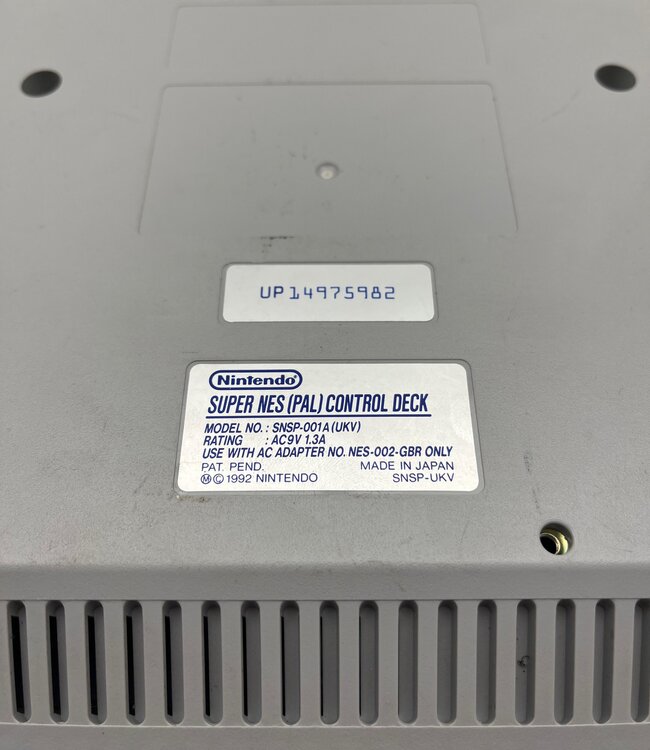 Nintendo SNES Losse Console