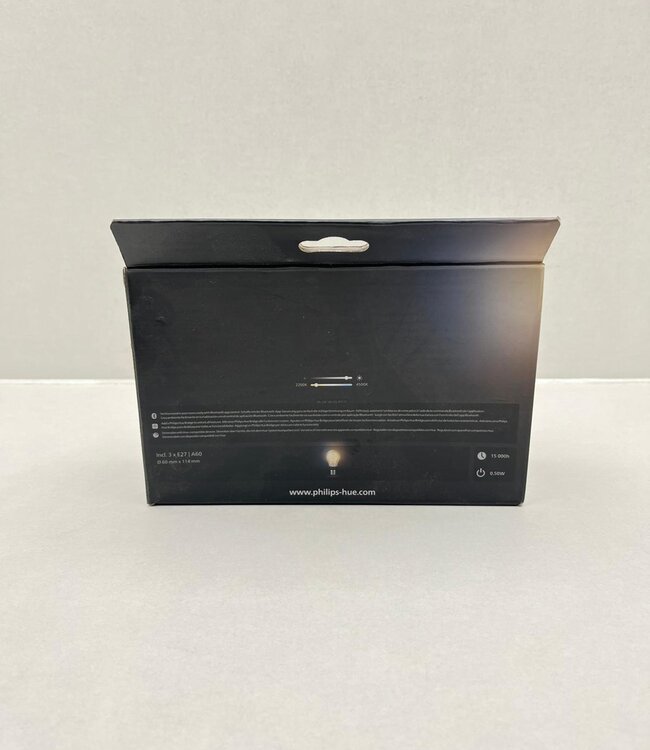 Philips Hue 3x E27 Filament White Ambiance