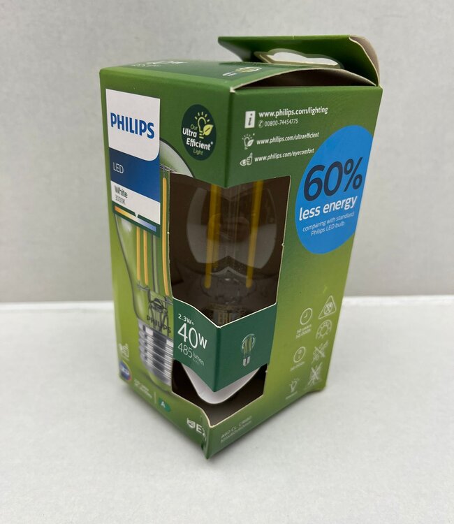 Philips Ultra Efficient LED lamp Frosted 40 W E27 Warmwit licht - Copy