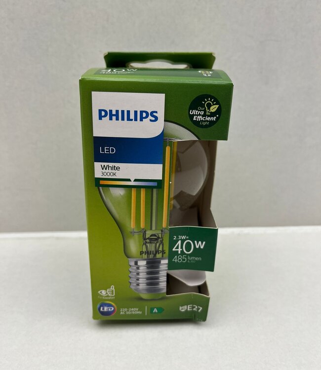 Philips Ultra Efficient LED lamp Frosted 40 W E27 Warmwit licht - Copy