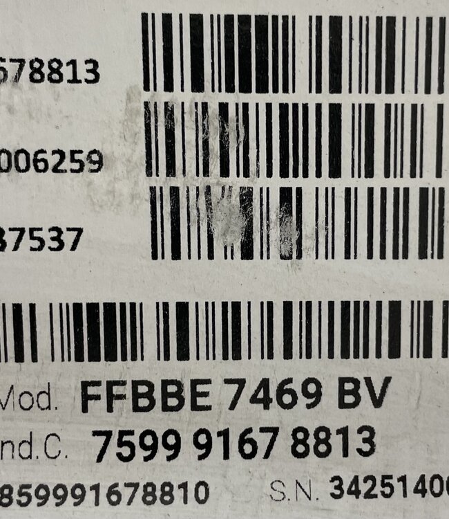 Whirlpool wasmachine (FFBBE 7469 BV) 7 kg