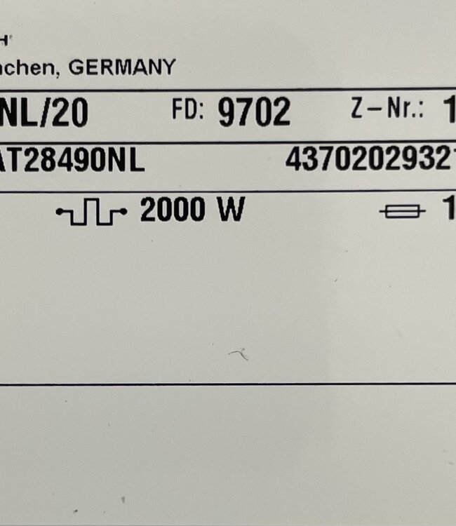 Bosch Wasmachine Serie 6 Sports Edition (WAT28490NL) 8 kg