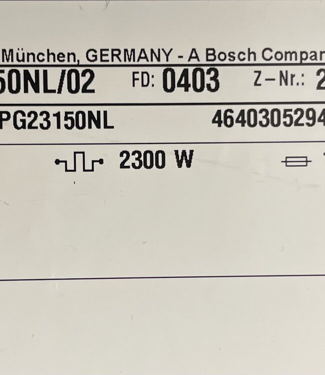 Bosch Condensdroger Serie 6 (WPG23150NL) 8 kg