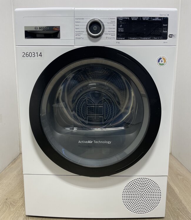 Bosch Serie 8 Warmtepompdroger (WTXH8M70NL) 9 kg