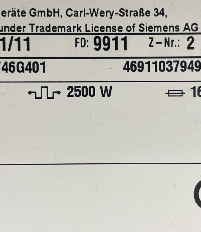 Siemens IQ500 Condensdroger (WT46G401) 8 kgSiemens IQ500 Condensdroger (WT46G401) 8 kg