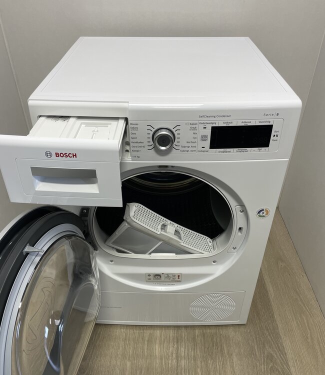 Bosch Serie 8 Warmtepompdroger (WTW87562NL) 9 kg