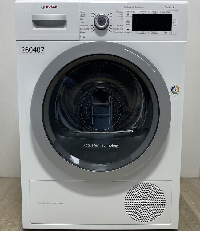 Bosch Serie 8 Warmtepompdroger (WTW87562NL) 9 kg