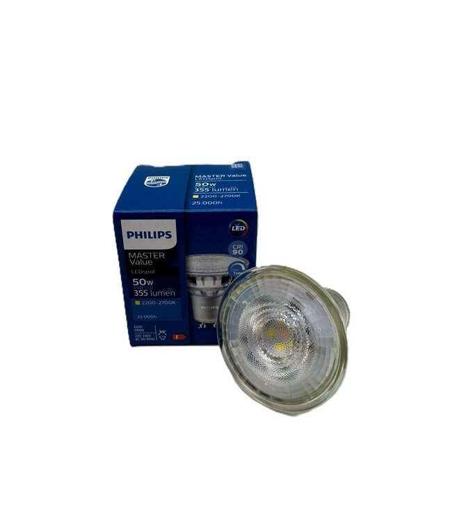 Philips MASTER LEDspot GU10 Dimbaar 4.9 Watt 355 Lumen