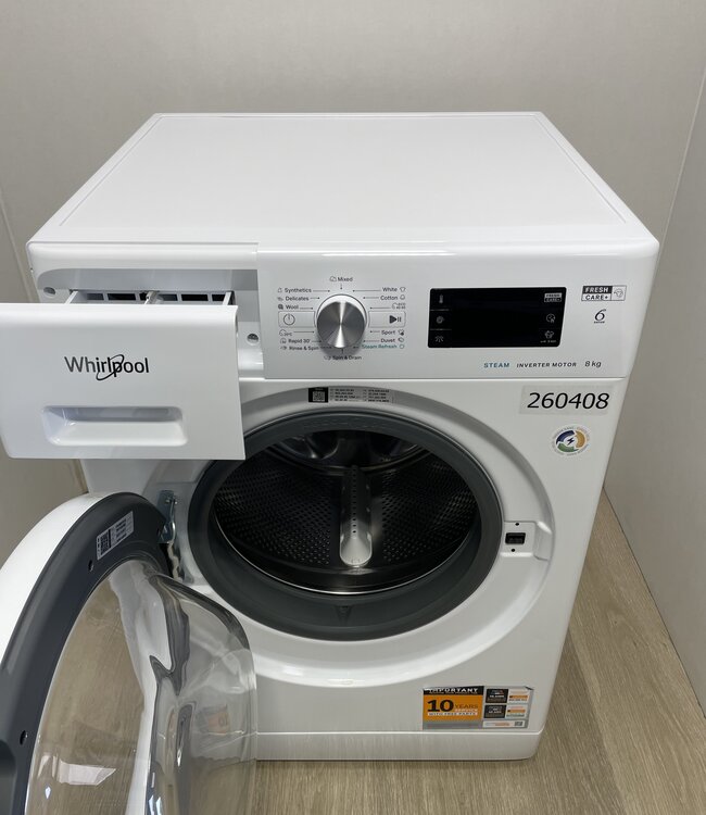 Whirlpool Steam Wasmachine (FFB 8489 WV EE) 8 kg