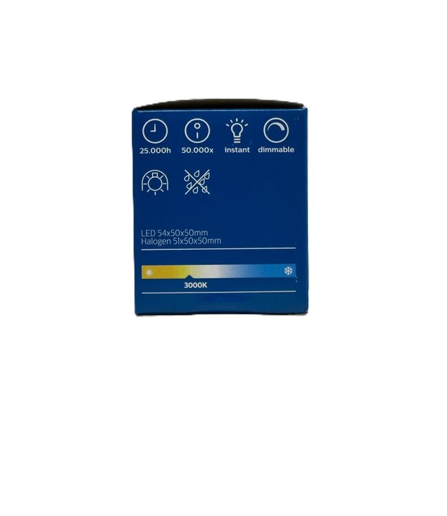 Philips MASTER LEDspot GU10 Dimbaar 4.9 Watt 365 Lumen