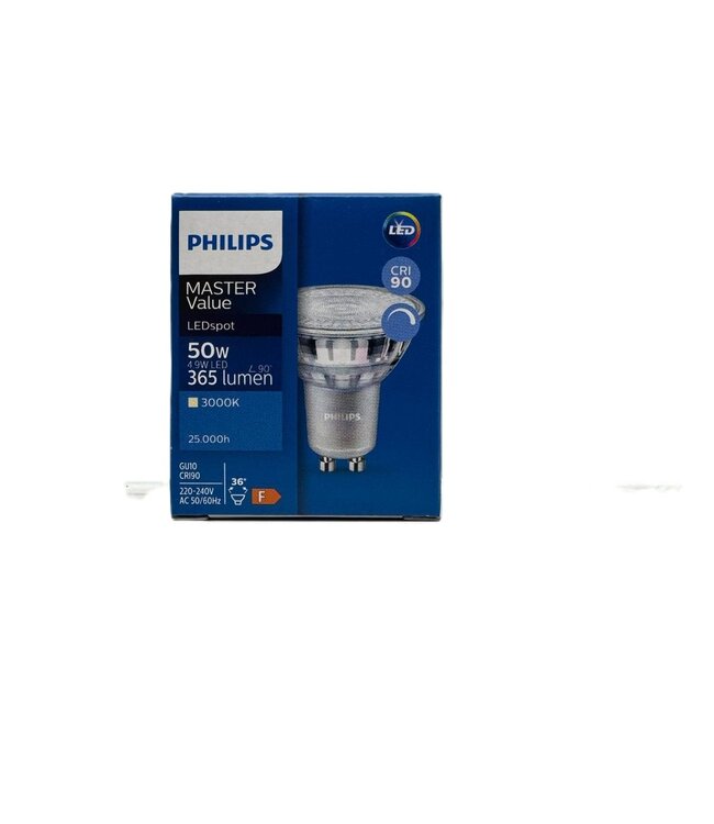 Philips MASTER LEDspot GU10 Dimbaar 4.9 Watt 365 Lumen