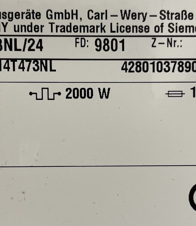 Siemens Wasmachine IQ500 iQdrive (WM14T473NL) 8 kg