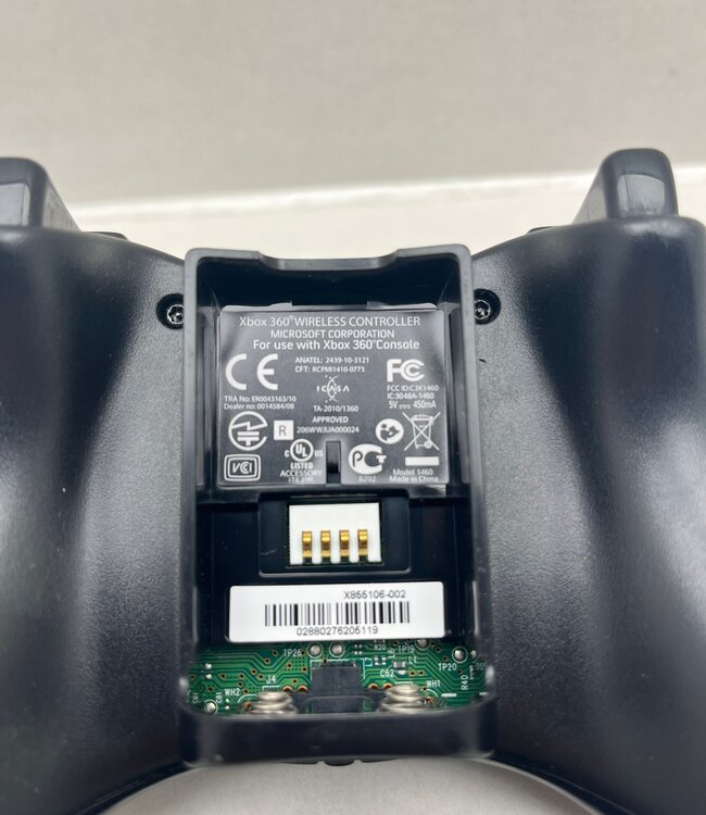 Xbox 360 Controller Origineel Volledig Zwart Model 1460