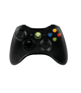Microsoft Xbox 360 Controller Origineel Volledig Zwart Model 1460