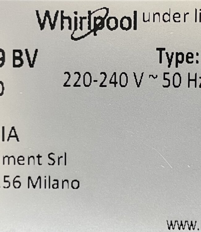 Whirlpool wasmachine (FFBBE 7469 BV) 7 kg