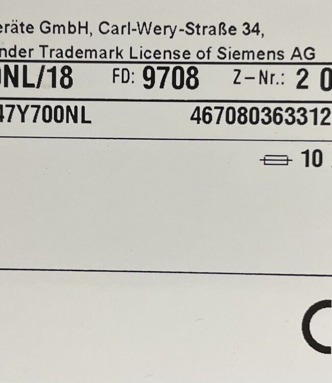 Siemens IQ800 Warmtepompdroger (WT47Y700NL) 8kg