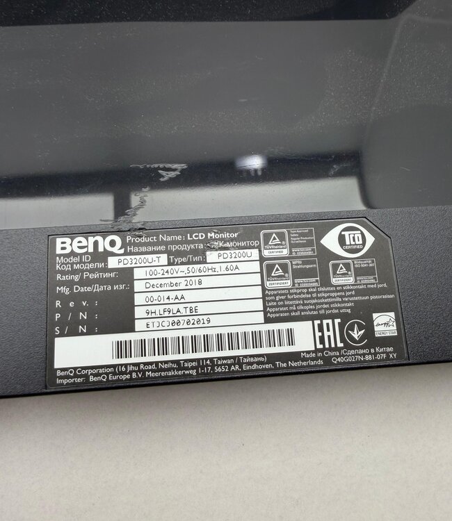 BenQ PD3200U 4K UHD 32 inch Monitor