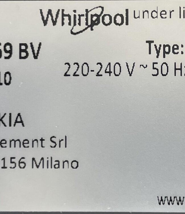 Whirlpool wasmachine (FFBBE 7469 BV) 7 kg