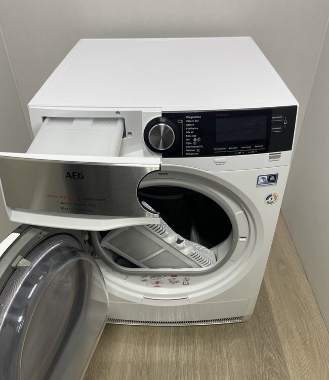 AEG 9000 Series Warmtepompdroger | FiberPro System  & 3DScan Technology (T9DEN87CC) 8 kg