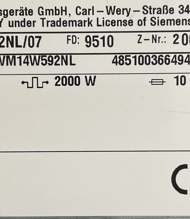 Siemens IQ700 Wasmachine (WM14W592NL) 9 kg