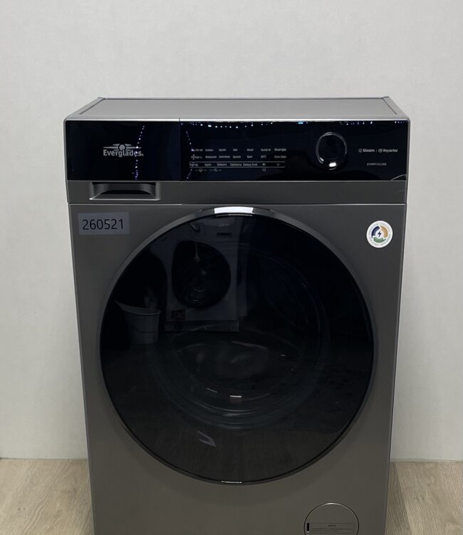 Everglades Wasmachine Met StoomFunctie (EVWM71412AG) 7 kg