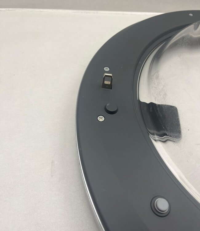 Beko Wasmachine Deur Zwart/Zilver 9 kg