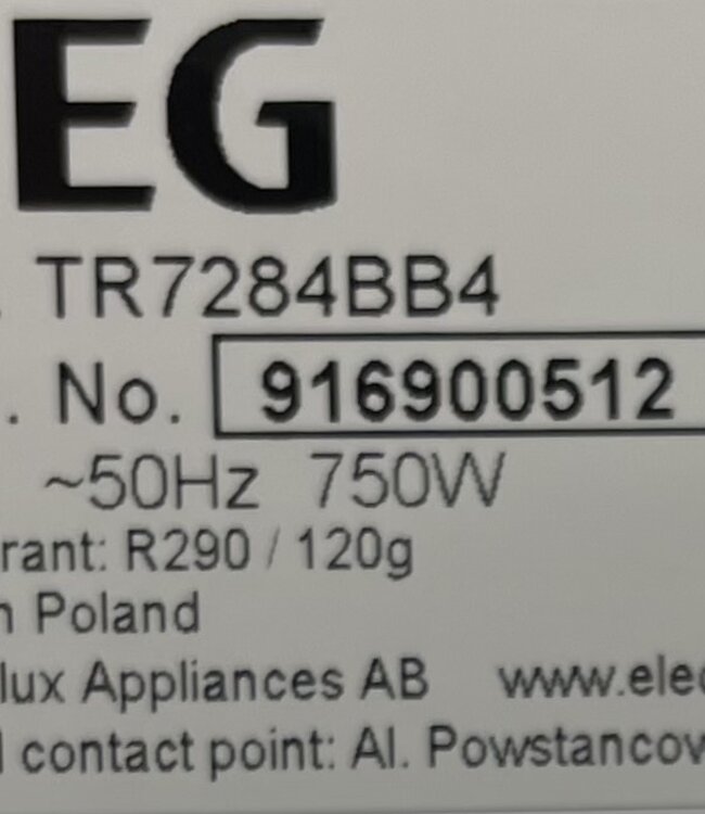 AEG Warmtepompdroger 7000 Series (TR7284BB4) 8 kg