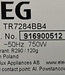 AEG Warmtepompdroger 7000 Series (TR7284BB4) 8 kg