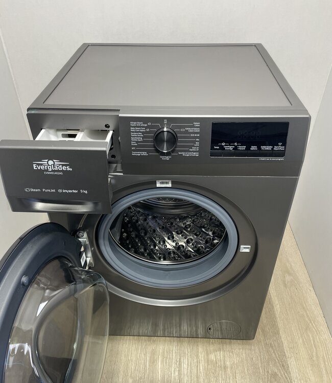 Everglades Wasmachine (EVWM91402AG)  9 kg