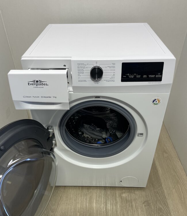 Everglades Steam Wasmachine (EVWM91401AW) 9 kg