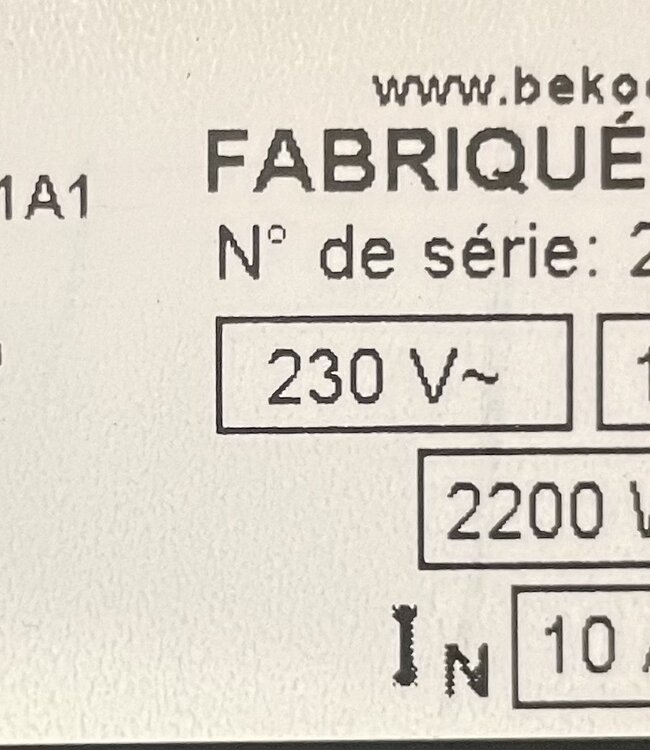 Beko Wasmachine EnergySpin (BM3WFT31041A1) 10 kg