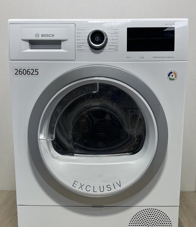Bosch Warmtepompdroger Serie 6 (WTU87675NL) 8 kg