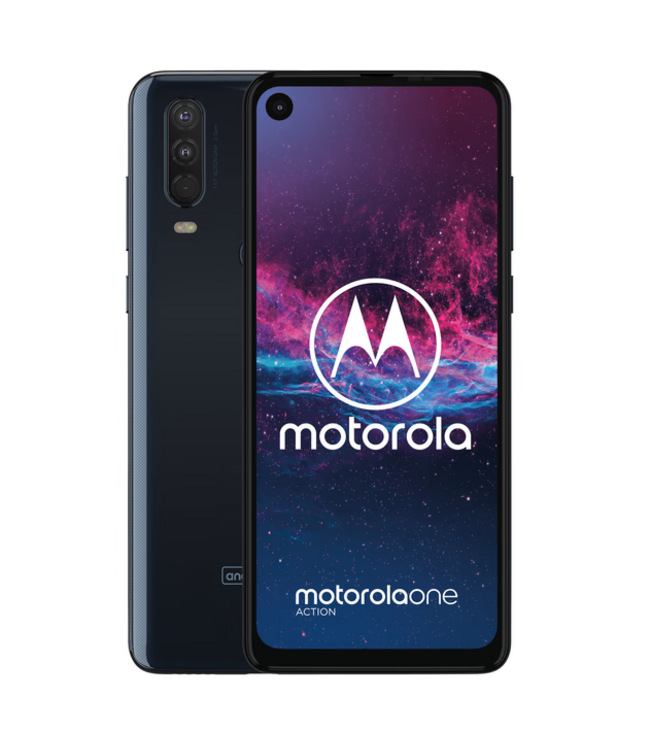 Motorola One Action 128 GB Blauw