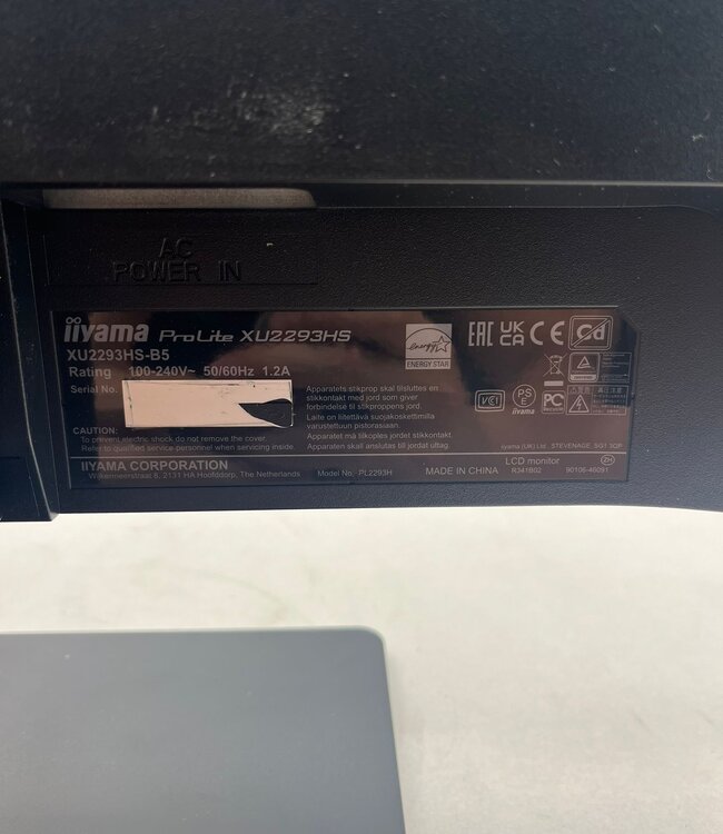 Iiyama ProLite XU2293HS-B5 Zwart