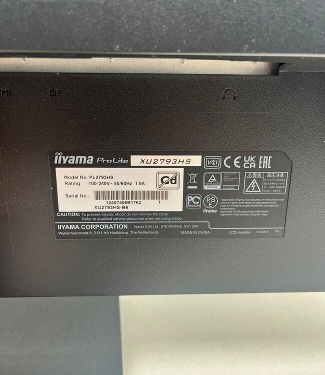 Iiyama ProLite XU2793HS-B6